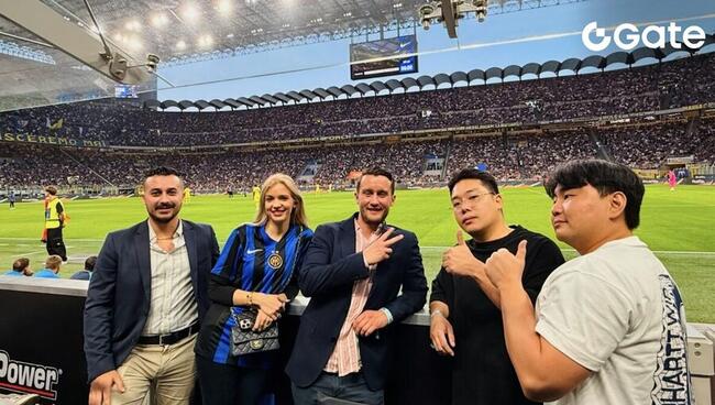 CGEO Laura và Các KOLs của Gate Tụ Hội Tại Khu VIP Sân San Siro, Trực Tiếp Chứng Kiến Khoảnh Khắc Đỉnh Cao Của Thương Hiệu