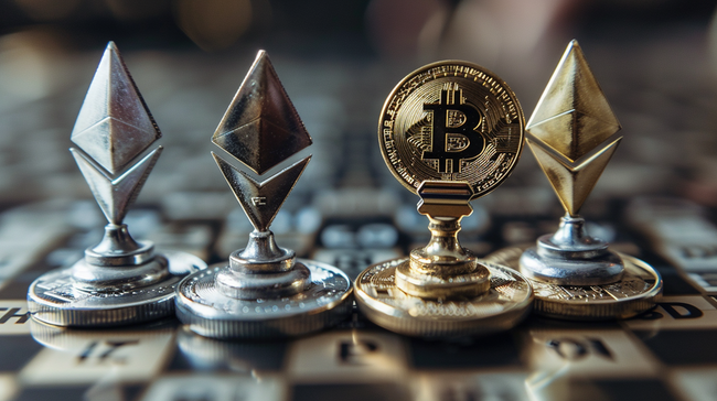 Voorraad van Ethereum en Bitcoin op laagste niveau van 2025