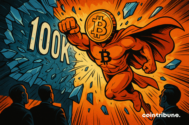 ¡Bitcoin supera brevemente los 107,500 $!