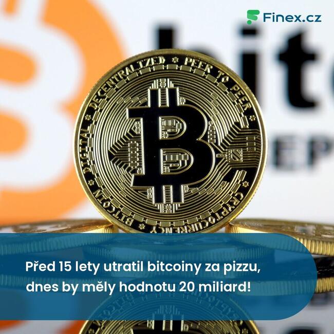 Před 15 lety utratil bitcoiny za pizzu, dnes by měly hodnotu 20 miliard!