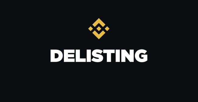 Binance thông báo hủy niêm yết các cặp giao dịch spot sau (23/5)