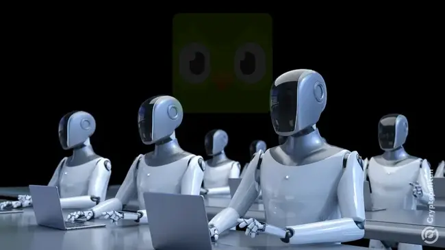 ينضم الرئيس التنفيذي لشركة Duolingo إلى Klarna ، Shopify في استعادة تصريحات "AI-First" كأتمتة مخيفة