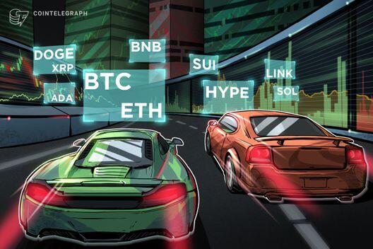 BTC 11万ドルへの回復なるか？ 仮想通貨チャート分析：ビットコイン・イーサ・XRP・ソラナ