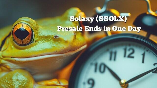Whales Buy $495K Solaxy in Two Days: The Best Crypto Presale Ends in One Day