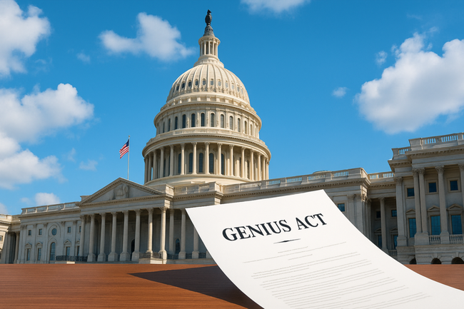 美國參議院正式通過《GENIUS 穩定幣法案》，下一步闖關眾院最終表決