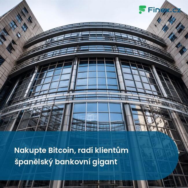 Nakupte Bitcoin, radí klientům španělský bankovní gigant