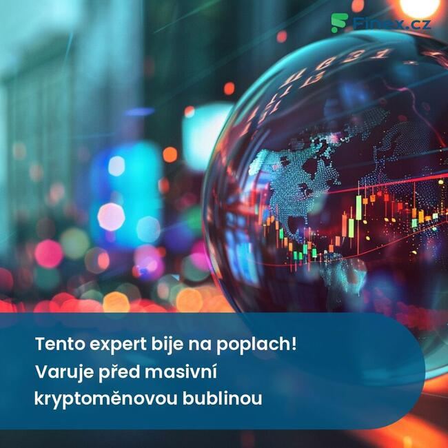 Tento expert bije na poplach! Varuje před masivní kryptoměnovou bublinou