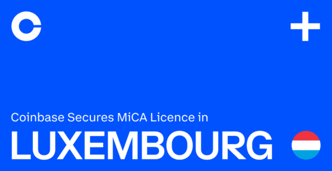 Coinbase a primit licența MiCA în Luxemburg, permițând acces la produsele crypto pentru cele 27 state membre ale UE