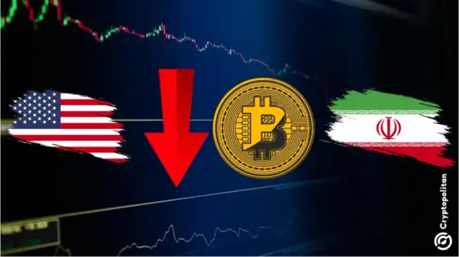 미국 미국이이란의 핵 현장에서 폭탄을 떨어 뜨릴 때 Bitcoin, 에테르, XRP및 Solana 충돌