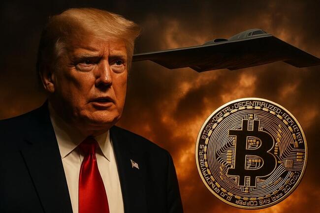ทรัมป์ประกาศอเมริกาทิ้งระเบิดอิหร่าน 3 จุด ราคา Bitcoin ร่วงแรง