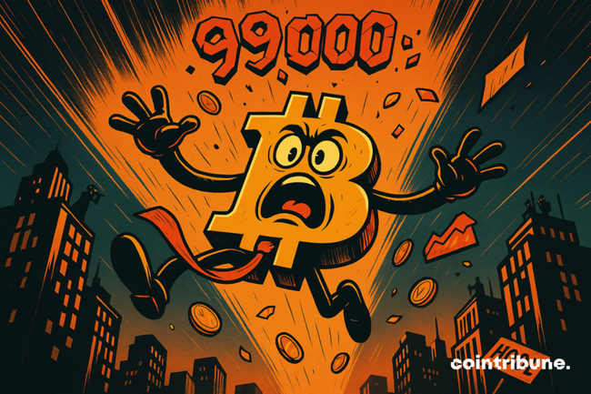 Bitcoin Falls Below $99K Triggering Mass Liquidations