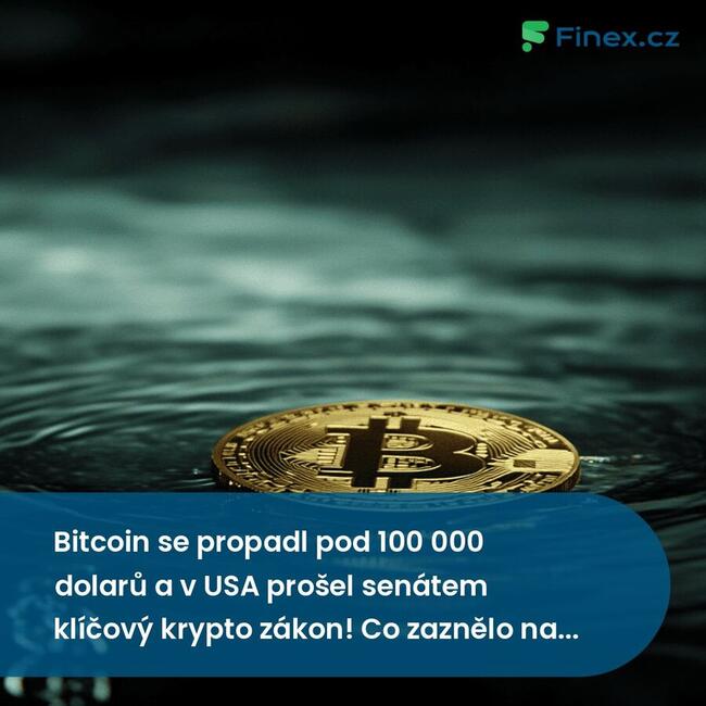 Bitcoin se propadl pod 100 000 dolarů a v USA prošel senátem klíčový krypto zákon! Co zaznělo na BTC Prague? | Coin Week