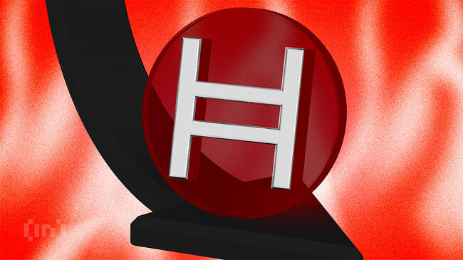 HBAR nærmer seg årets laveste nivå da stablecoin likviditet på Hedera tørker opp
