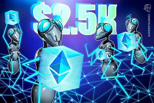 以太坊（ETH）交易价格接近2.5万美元，但需求疲软给看涨前景蒙上阴影