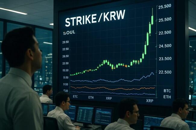 $STRIKE 登上Upbit交易榜首，「泡菜溢價」最愛衝新上架代幣