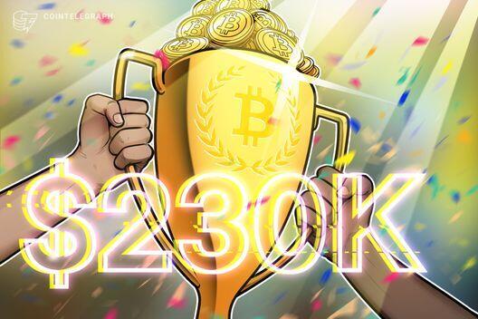比特币（BTC）“杯柄形态”突破目标为2,3000美元，索拉纳（SOL）瞄准2800%涨幅