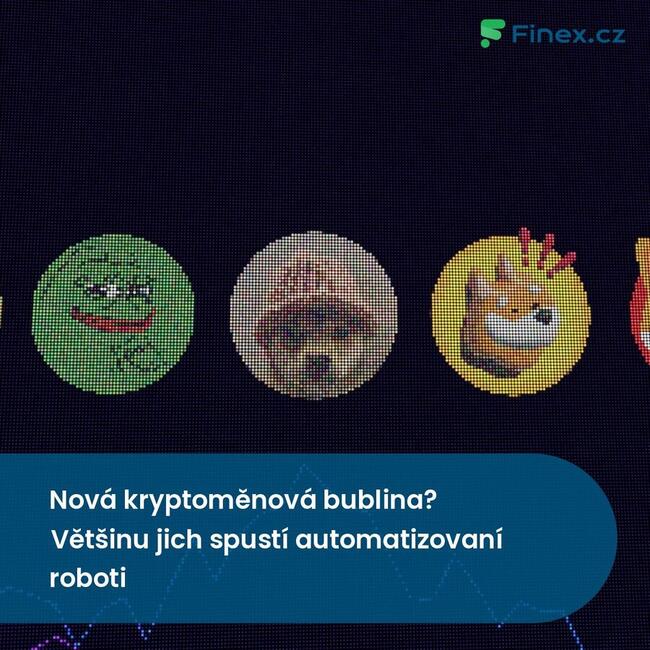 Nová kryptoměnová bublina? Většinu jich spustí automatizovaní roboti