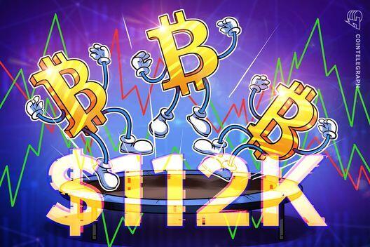 Биткоин обновил исторический максимум вблизи $112 000 на волне ликвидаций шортов