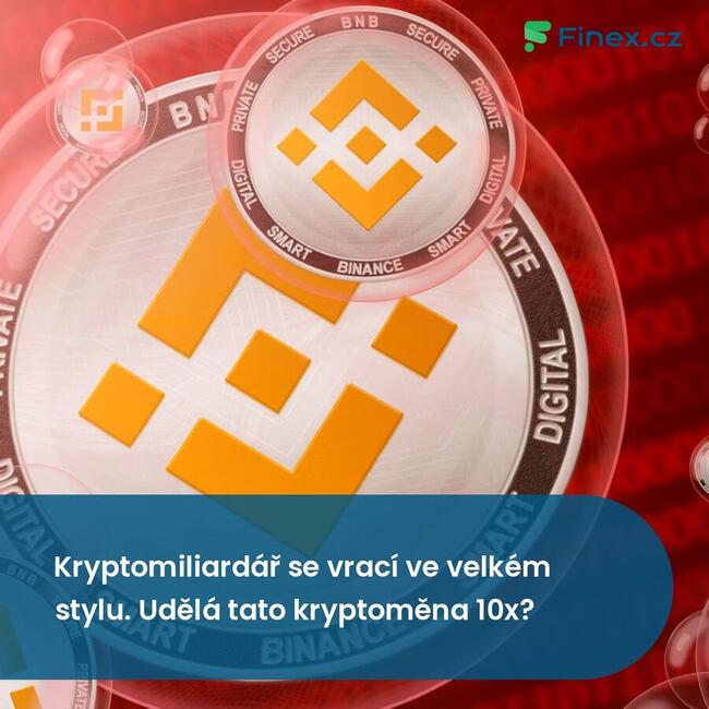 Kryptomiliardář se vrací ve velkém stylu. Udělá tato kryptoměna 10x?
