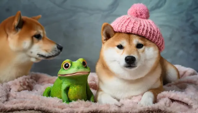 DOGE, PENGU e PEPE lideram alta das memecoins, enquanto Bitcoin se mantém acima de US$ 117 mil