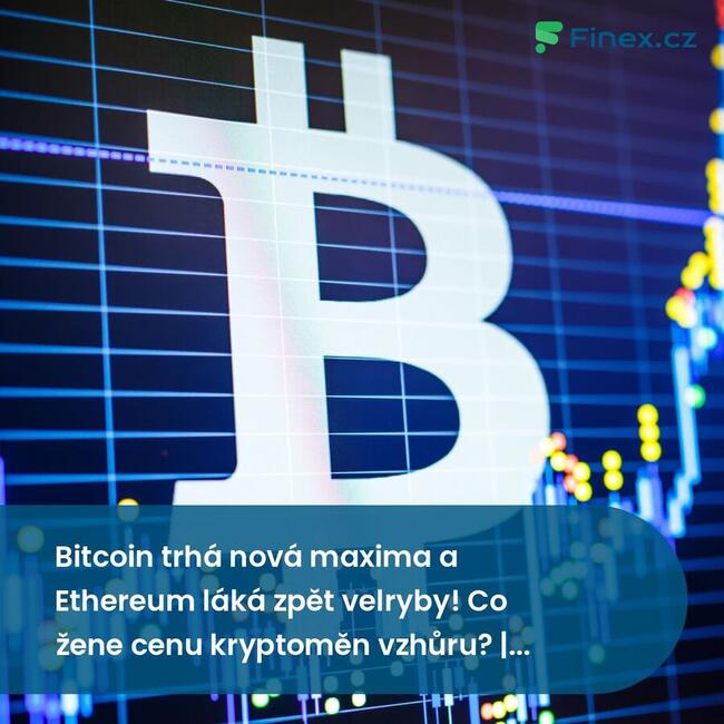 Bitcoin trhá nová maxima a Ethereum láká zpět velryby! Co žene cenu kryptoměn vzhůru? | Coin Week