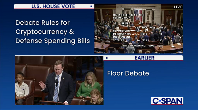 La Camera dei Rappresentanti degli Stati Uniti registra un intoppo nelle votazioni procedurali dei disegni di legge sulle criptovalute a causa delle obiezioni del Freedom Caucus