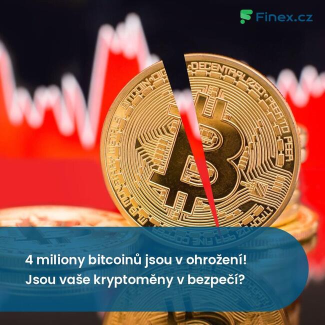 4 miliony bitcoinů jsou v ohrožení! Jsou vaše kryptoměny v bezpečí?