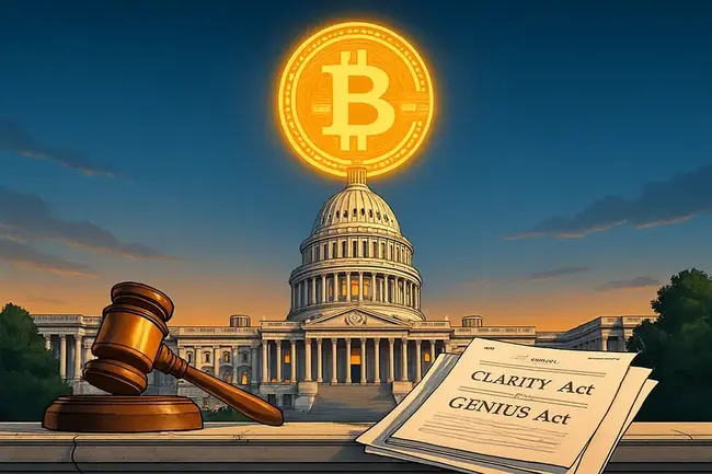 里程碑！美國通過三項加密貨幣法案：GENIUS穩定幣、Clarity監管、反CBDC法送交川普簽署