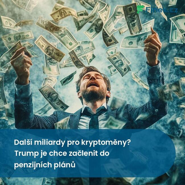 Další miliardy pro kryptoměny? Trump je chce začlenit do penzijních plánů