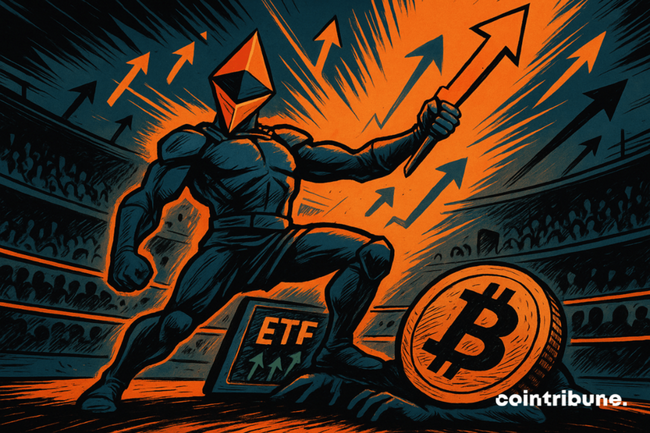Cripto: Os ETFs de ETH superam os ETFs de BTC pela primeira vez
