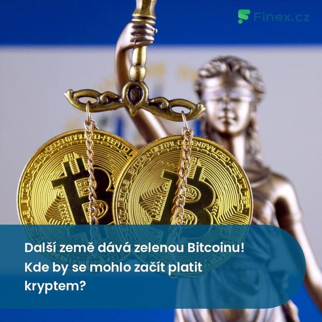 Další země dává zelenou Bitcoinu! Kde by se mohlo začít platit kryptem?