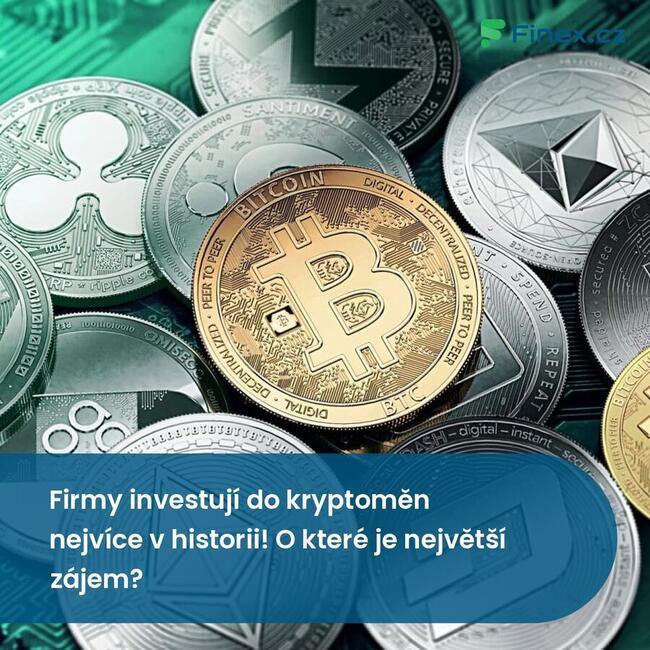 Firmy investují do kryptoměn nejvíce v historii! O které je největší zájem?
