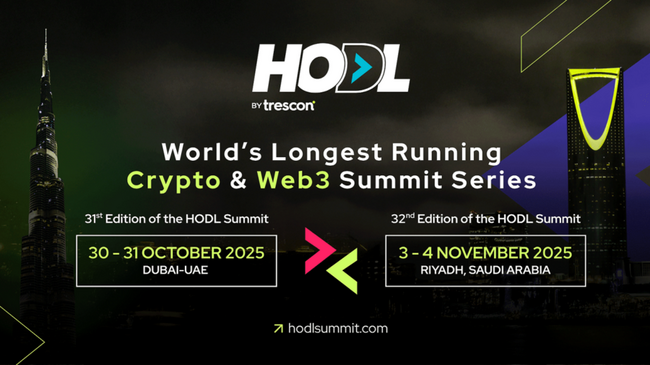 HODL unisce Dubai e Riyadh per un tour storico sulla blockchain in tutto il Medio Oriente