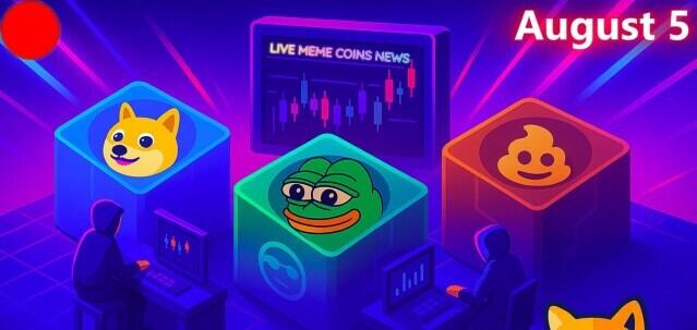 Best Meme Coins Live News Today: Latest Opportunities & Updates (August 5)