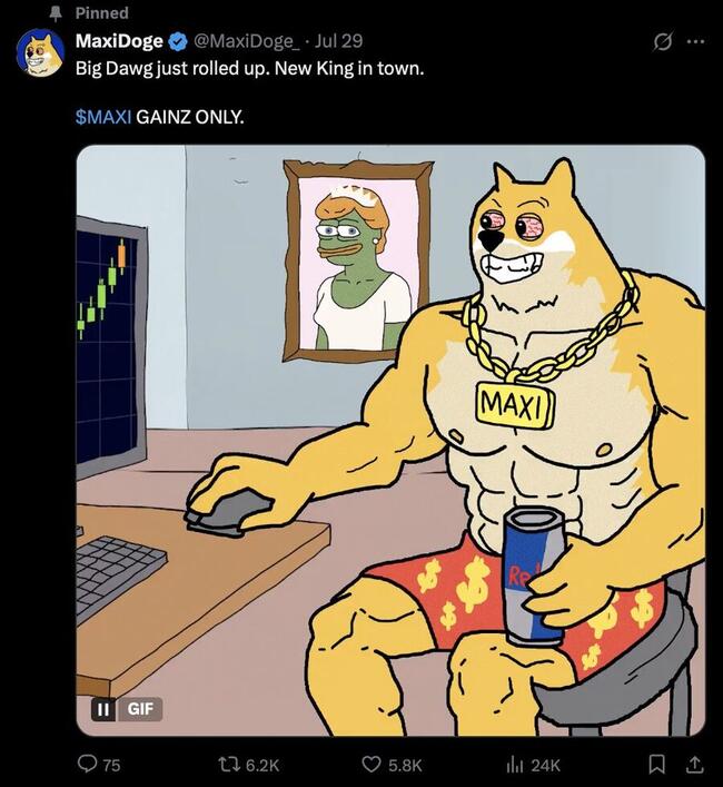 اكتتاب عملة ماكسي دوج (Maxi Doge-MAXI) يجمع 390,000$ خلال الأسبوع الأول رافعاً شعار “نحن نؤمن بالأرباح” ويهدف إلى إطلاق تداول العملة برافعة مالية تبلغ 1,000 ضعف