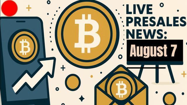 Crypto Presales Live News Today: Latest Opportunities & Updates (August 7)