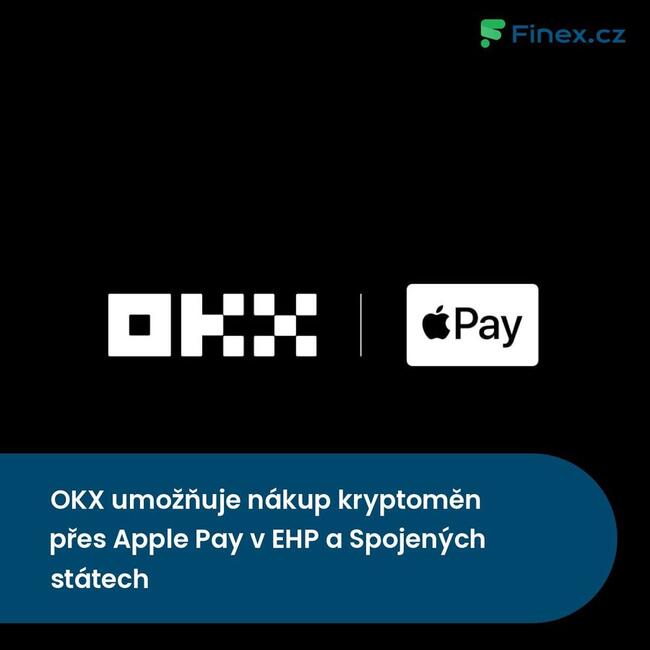 OKX umožňuje nákup kryptoměn přes Apple Pay v EHP a Spojených státech