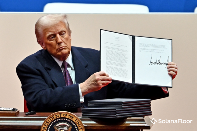 “Tons of Money Pouring In”: Trump Signs Executive Order Allowing Crypto in 401(k) Plans