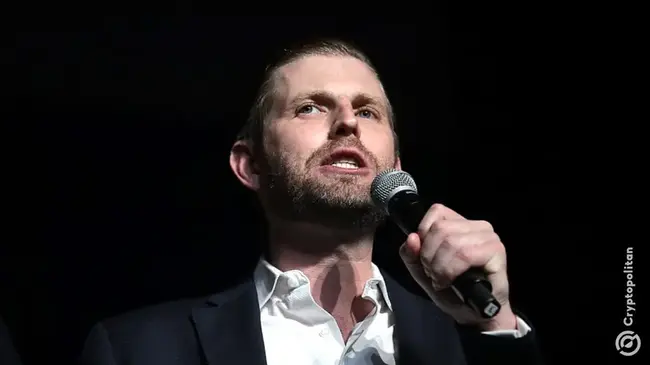 إريك ترامب يحذر المتداولين من التوقف عن المراهنة ضد البيتكوين والإيثريوم