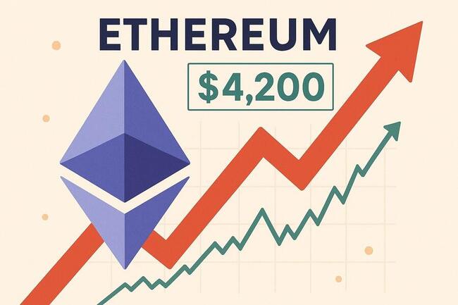 Ethereum supera i $4.200 dollari e punta ad un nuovo prezzo record