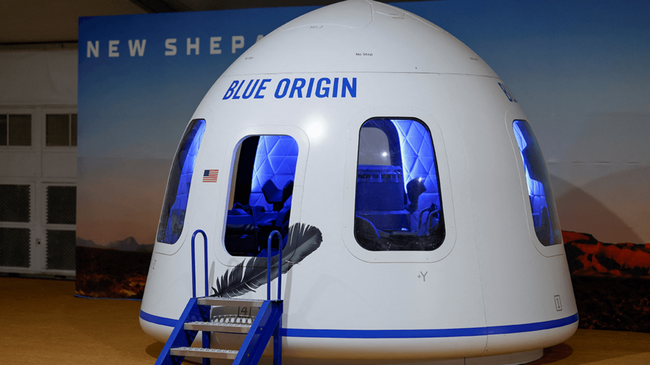 Blue Origin открывает возможность оплаты криптовалютой за полеты на New Shepard через Shift4