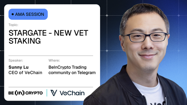 Sesi AMA VeChain x BeInCrypto: Staking NFT, Utilitas Nyata & Apa Selanjutnya untuk VeChain di 2025