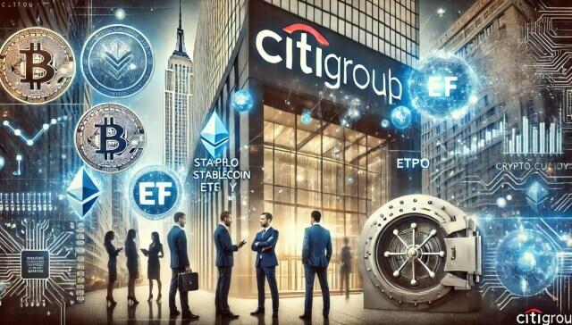 Citigroup Executive Confirms Plans To Offer Stablecoin And Crypto ETF Custody