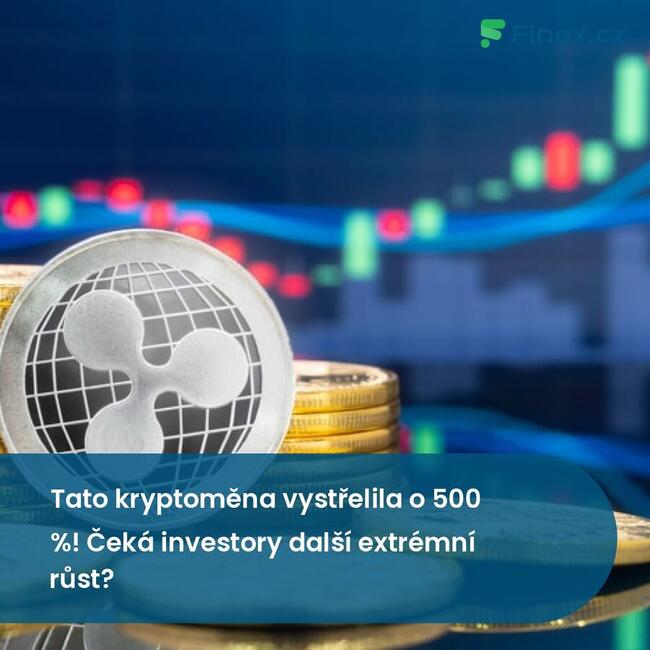 Tato kryptoměna vystřelila o 500 %! Čeká investory další extrémní růst?