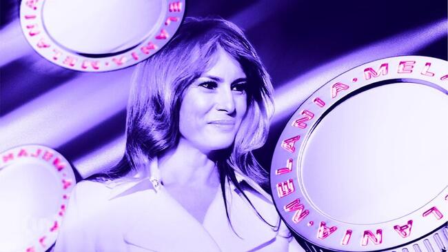 Melania Trump Hidupkan Kembali Meme Coin Solana Setelah Berbulan-bulan Diam