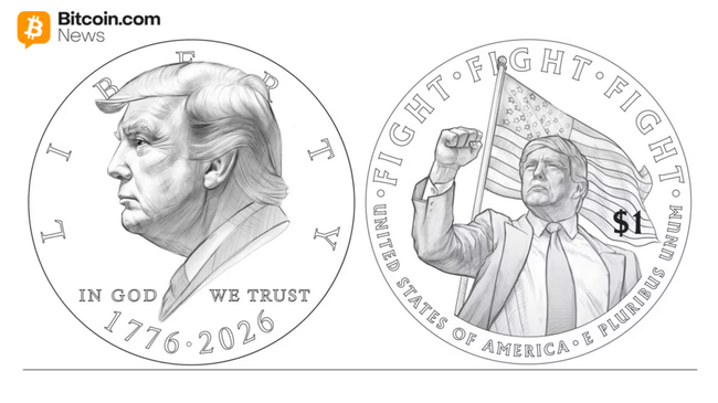 Le Trésor américain pourrait frapper une pièce d’un dollar à l’effigie de Trump