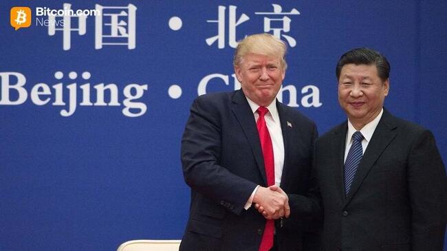 Bitcoin et actions en hausse sur un regain d’optimisme pour un accord commercial entre les États-Unis et la Chine