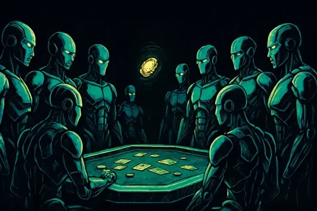 炒幣還沒分勝負，AI 們又湊了桌德撲