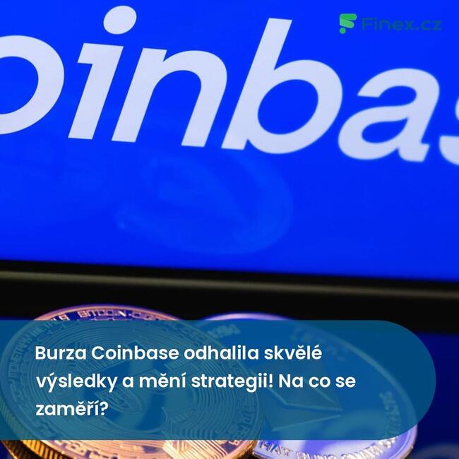 Burza Coinbase odhalila skvělé výsledky a mění strategii! Na co se zaměří?