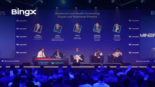 BingX соединяет традиционные финансы и Web3 на Blockchain Life 2025 и получает престижную отраслевую награду